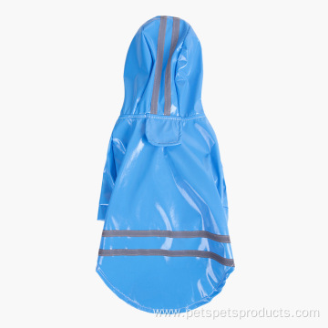 Summer Outdoor Pet Rain Coat Waterproof PU Raincoat